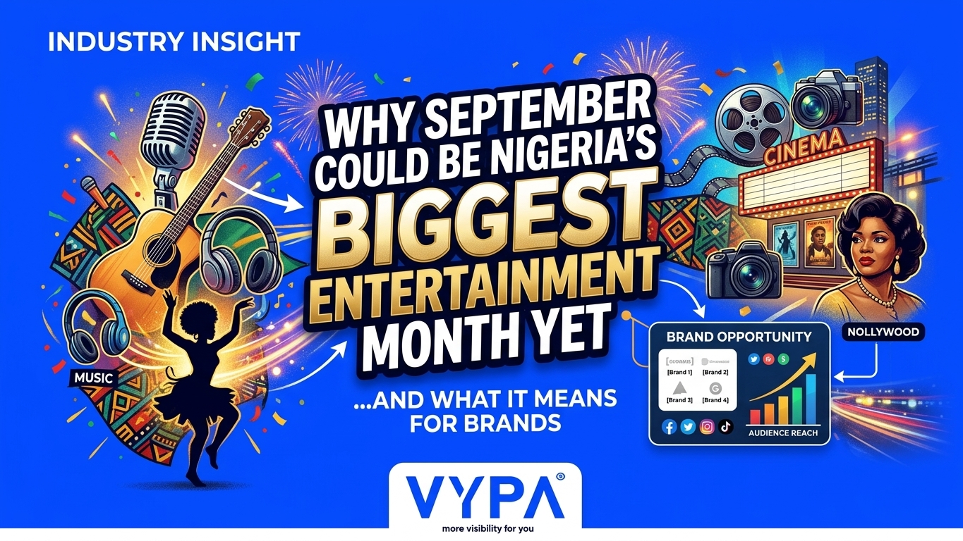 Why September Could Be Nigeria’s Biggest Entertainment Month Yet. And What It Means for Brands