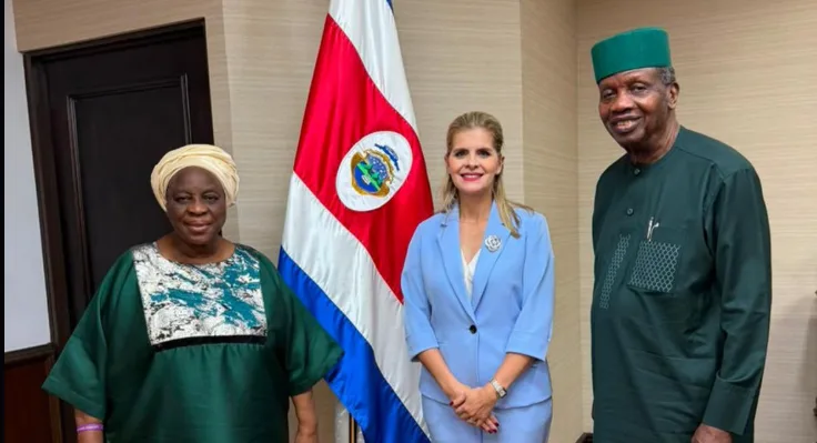 Pastor Adeboye Visits Costa Rican President During National Crusade of Hope