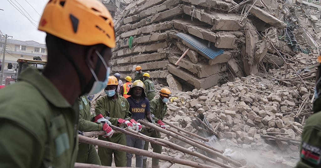 16-Storey Building Collapses in Nairobi, Many Feared Trapped