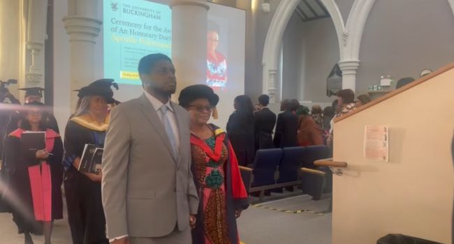 Folorunso Alakija Receives Honorary Doctorate from UK’s University of Buckingham