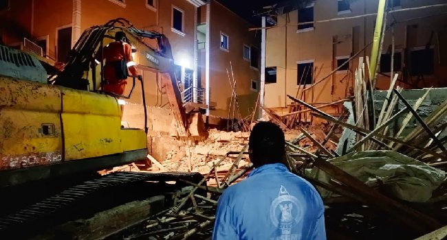 One Dead, Three Injured in Lagos Building Collapse