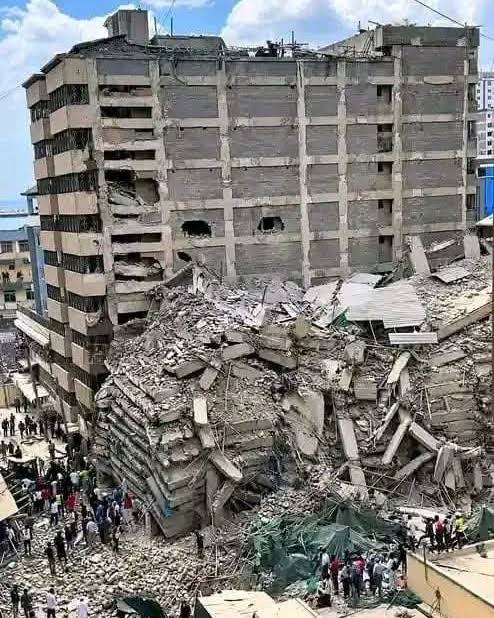 16-Storey Building Collapses in Nairobi, Many Feared Trapped