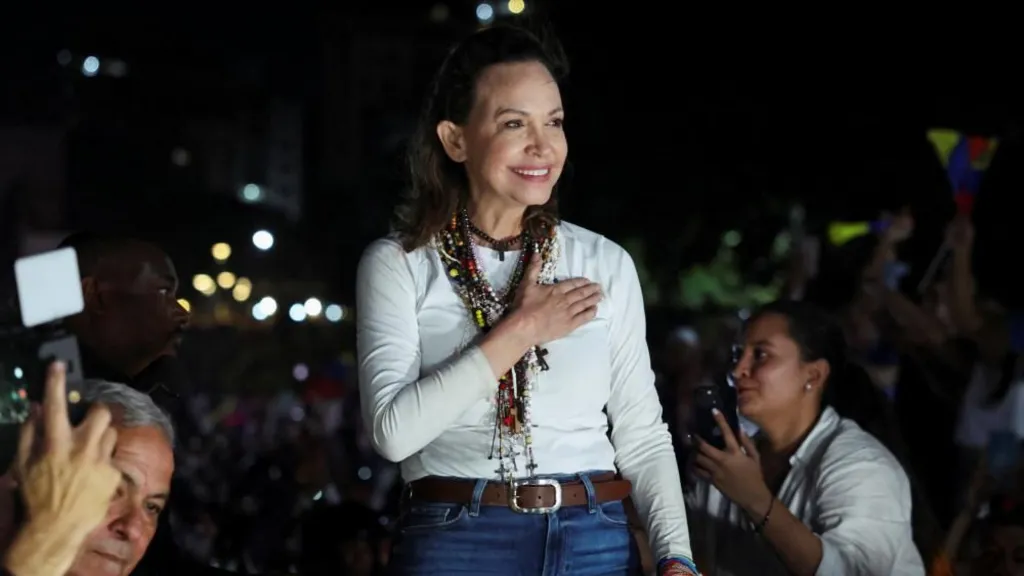 Venezuelan Opposition Leader María Corina Machado Returns Home After Months in Exile